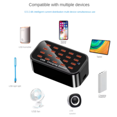 Cargador Rápido 20 Puertos Usb Múltiples Dispositivos - comprar online
