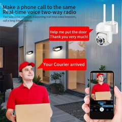 Cámara De Seguridad 360° IP66 Wifi