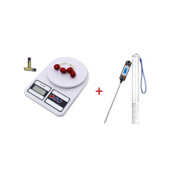 Combo Balanza De Cocina + Termometro Digital Comida - Es Necesario