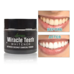 Imagen de Blanqueador Dental Orgánico Vegano Carbón Coco Dientes Blancos