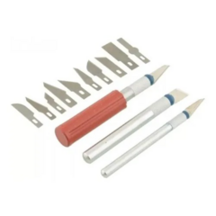 Set Cutter Tipo Bisturi 16 Piezas