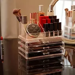 Organizador Con Cajones Cosméticos Maquillaje Joyas Acrílico en internet