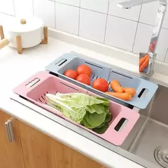 Escurridor Extensible Frutas Verduras Secaplatos Bacha Vasos - Es Necesario