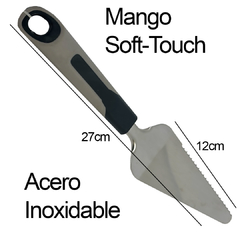 Espátula Triangular Dentada Mango De Goma - comprar online