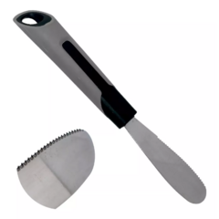 Espatula Untadora Dentada Mango De Goma - comprar online