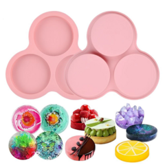 Molde Silicona Redondos Repostería Manualidades Jabón Resina Vela en internet