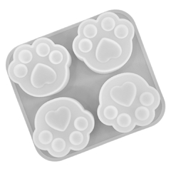 Molde De Silicona Patas De Perro - Es Necesario