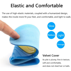 Imagen de Plantillas Deportiva Alto Impacto Absorción De Gel Silicona