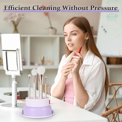 Cesta Limpiador Organizador Brochas Pinceles Maquillaje Silicona Colgar - tienda online