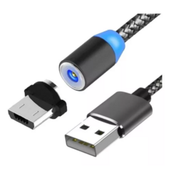 Cable Magnético 3 En 1 Compatible iPhone - Micro Usb - Usb C