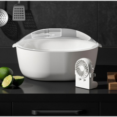 Descongeladora Antibacterial Esterilizadora con Tecnología de Luz UV-C Escurridora Carne Vegetales Fruta Usb en internet