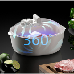 Descongeladora Antibacterial Esterilizadora con Tecnología de Luz UV-C Escurridora Carne Vegetales Fruta Usb - comprar online