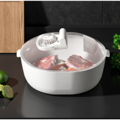 Descongeladora Antibacterial Esterilizadora con Tecnología de Luz UV-C Escurridora Carne Vegetales Fruta Usb - tienda online