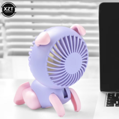 Mini Ventilador Abanico Porta Celular Articulable