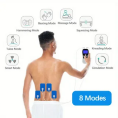 Imagen de Masajeador Espalda Cervical Cuello Electro Estimulador Muscular Recargable