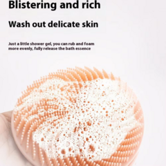 Esponja Exfoliante Doble Cara Silicona - tienda online