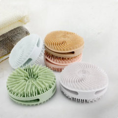 Esponja Exfoliante Doble Cara Silicona - comprar online