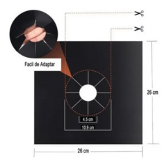 Protector De Cocina Hornalla Teflon Antiadherente - comprar online