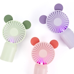 Mini Ventilador Abanico Con Luces - Es Necesario