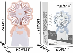 Mini Ventilador Abanico Con Luces