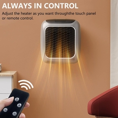 Imagen de Caloventor Mini Estufa Control Remoto y Enchufe