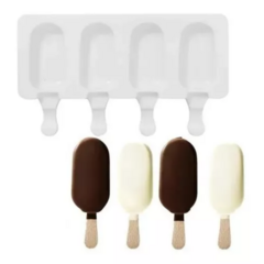 Molde Silicona Paleta De Helado Freezer - Es Necesario