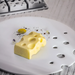 Molde Silicona Queso 3d Repostería Postre Jabon Horno X1 - Es Necesario