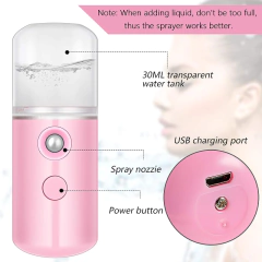 Rociador Vaporizador Facial Recargable