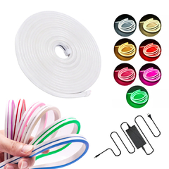 Luces Led Neón Flexible Exterior Con Transformador