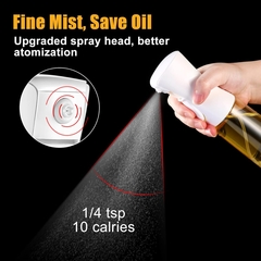 Aceitero Freidora De Aire Air Fryer Boca Ancha Spray Rociador Vidrio - tienda online