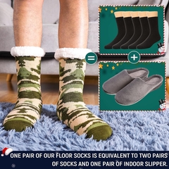 Pantumedias con Corderito Vegano y Suela Antideslizante - comprar online