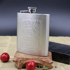 Petaca acero inoxidable plateada JACK DANIEL'S - comprar online