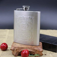 Petaca acero inoxidable plateada JACK DANIEL'S - comprar online