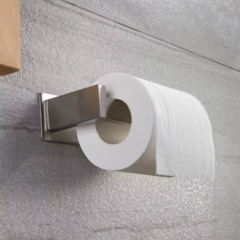 Porta Papel Higiénico Acero Inoxidable Autoadhesivo - comprar online