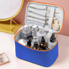 Porta cosmeticos Estuche Neceser Organizador Viaje Maquillaje - Es Necesario