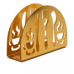 Servilletero Cromado Dorado - comprar online