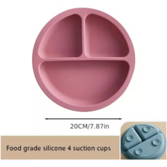 Plato Con Ventosas Para Bebés Antivuelco - tienda online