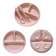 Plato Con Ventosas Para Bebés Antivuelco - Es Necesario