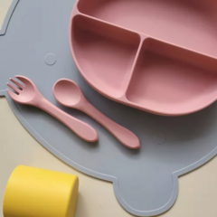 Plato Con Ventosas Para Bebés Antivuelco