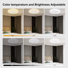 Ventilador Con Luz Control Remoto Para Porta Lámpara E27 en internet