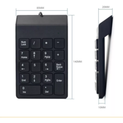 Teclado Numérico Inalámbrico 2.4g Notebook - tienda online