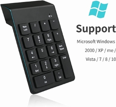 Teclado Numérico Inalámbrico 2.4g Notebook - Es Necesario