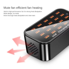 Cargador Rápido 20 Puertos Usb Múltiples Dispositivos - comprar online