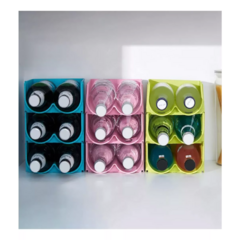 Organizador Botellas Estante Apilable Heladera Cocina Vino - comprar online
