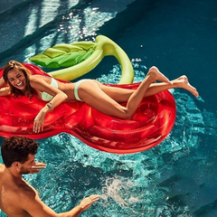 Inflable Pool Party Cherry para pileta Playa grande 1.5m x 0.8m