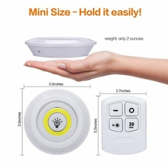 Pack 3 Luz Led Con Control Remoto - Es Necesario