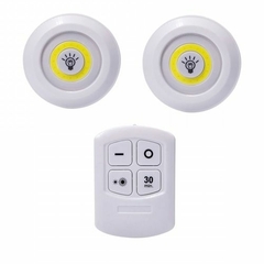 Pack 3 Luz Led Con Control Remoto