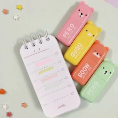 Resaltadores Pastel con Diseño de Animales - Es Necesario