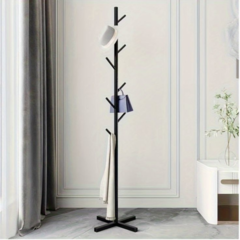 Perchero En Cruz Estilo Rama De Árbol - Es Necesario