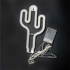 Lampara Led Colgante Cactus Verde 26cm - Es Necesario